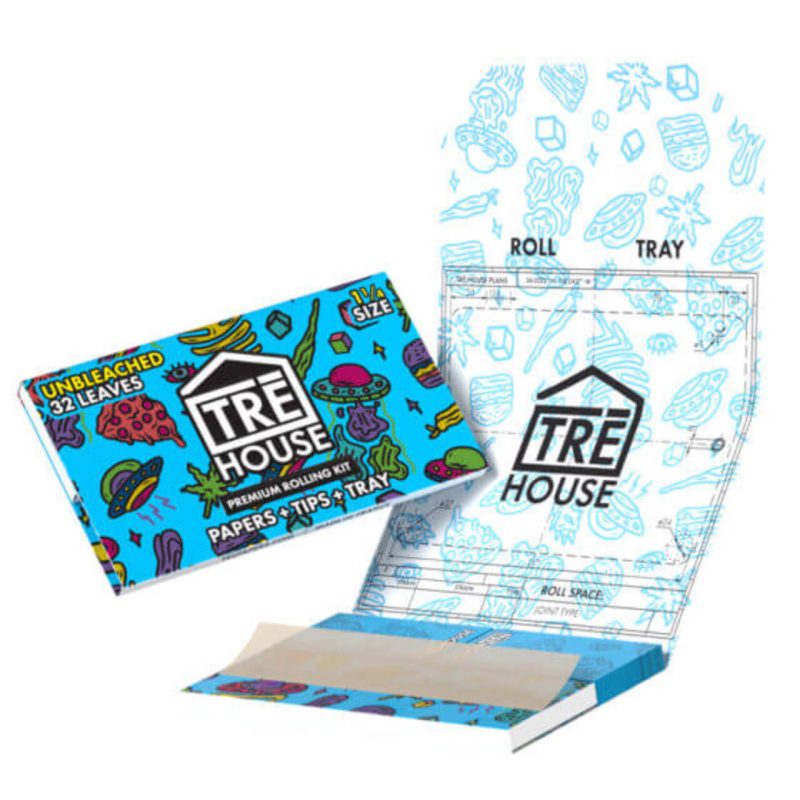 Tre House Premium Rolling Kit 1 1/4 Unbleached