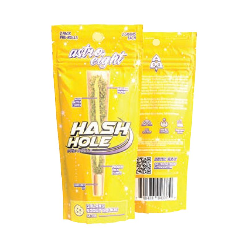 Astro Eight Hash Hole THC-A Pre Roll - 2PK