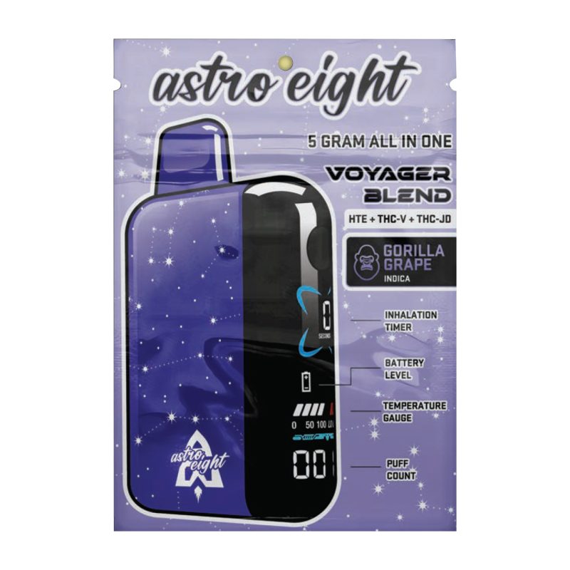 Astro Eight Voyager Blend HTE THC-V THC-JD All-In-One Disposable - 5G