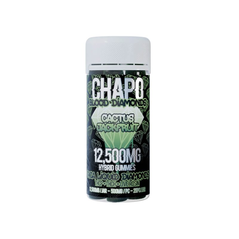 Chapo Blood Diamonds THC-A THC-P THC-H Live Rosin Gummies - 12,500MG