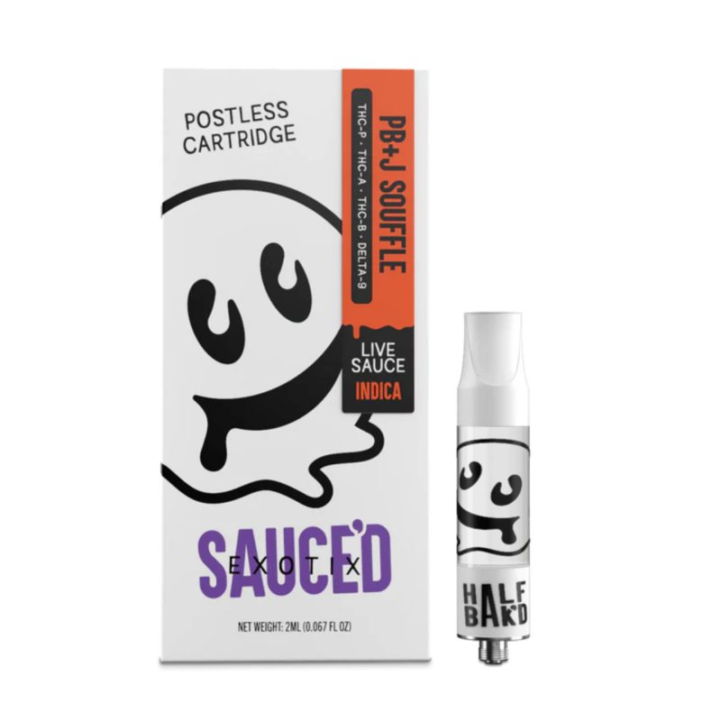 Half Bak'd Sauce'D Exotix THC-P Cartridge - 2G