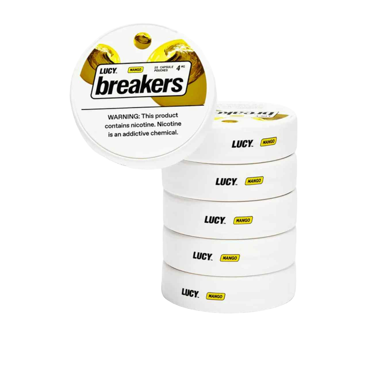 Lucy Breakers Capsule Nicotine Pouches 15 Count - 5PK