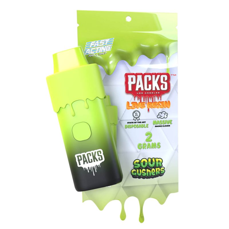 PACKS THC-A Live Resin Diamonds Disposable - 2G