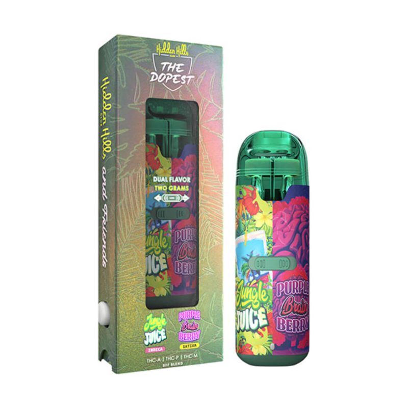 Hidden Hills & Friends THC-A THC-P THC-M Dual Flavors - 2G Disposable